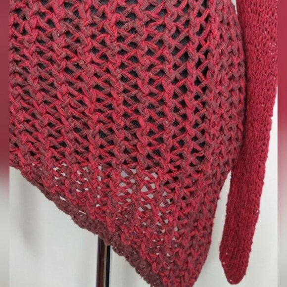 Helmut Lang Tattered Tapped Knit Wool Turtleneck Sweater M - Picture 9 of 9